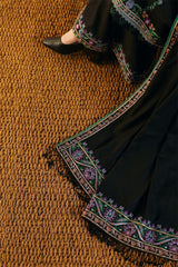 ZARA SHAHJAHAN - 3PC DHANAK EMBROIDERED JA-78B