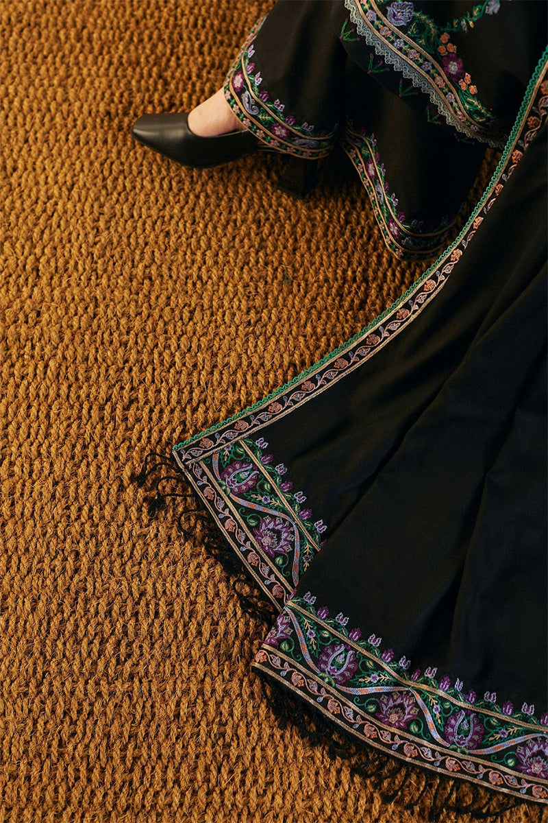 ZARA SHAHJAHAN - 3PC DHANAK EMBROIDERED JA-78B