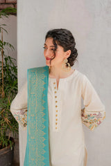 KASTOOR-3PC LAWN EMBROIDERDED SUIT JA-92