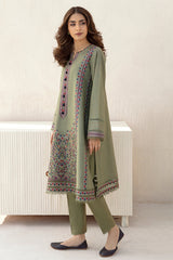 JAZMIN - 3PC DHANAK EMBROIDERED JA-60