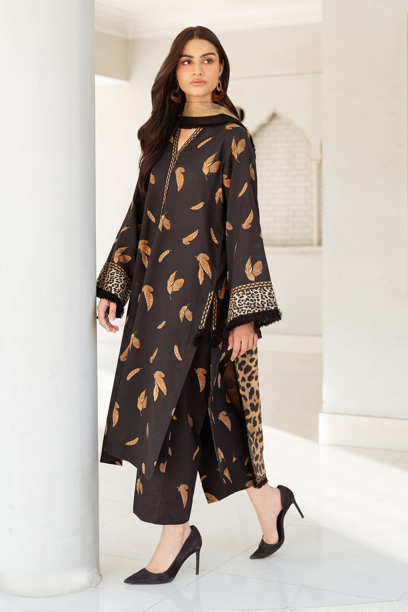 BAROQUE - 3PC KARANDI PRINTED FLKP-13