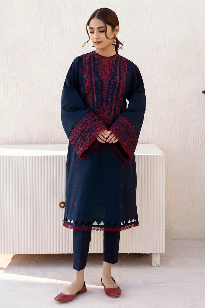 JAZMIN- 3PC DHANAK EMBROIDERED JA-30