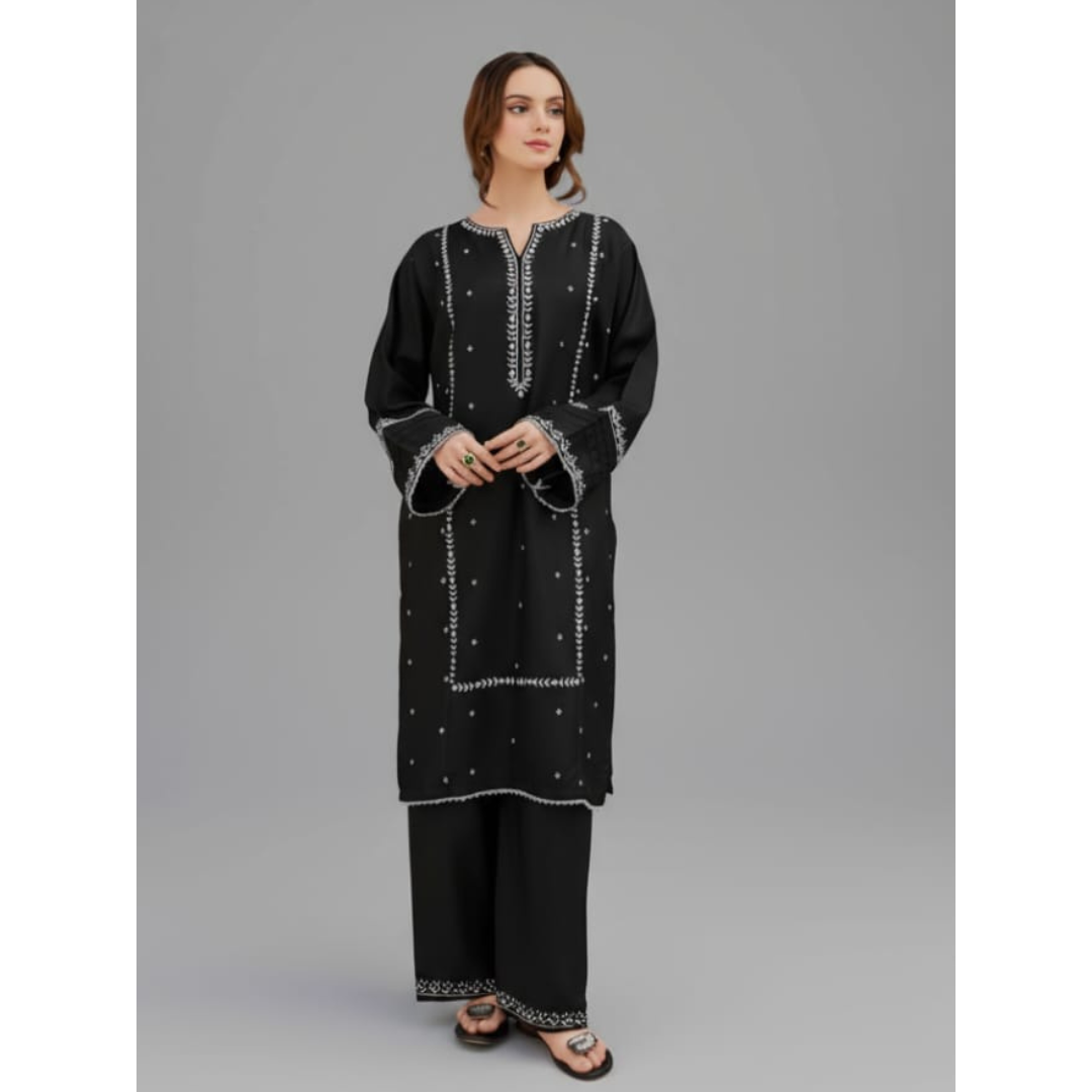 Batik-2PC Dhanak Embroidered JA-115