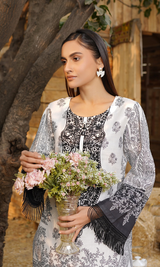 2 Piece Stitched Cotton Lawn Embroided-Suit EJ-120
