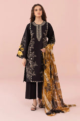 SAPPHIRE-Cambric 3PC EMBROIDERED DRESS FL-01