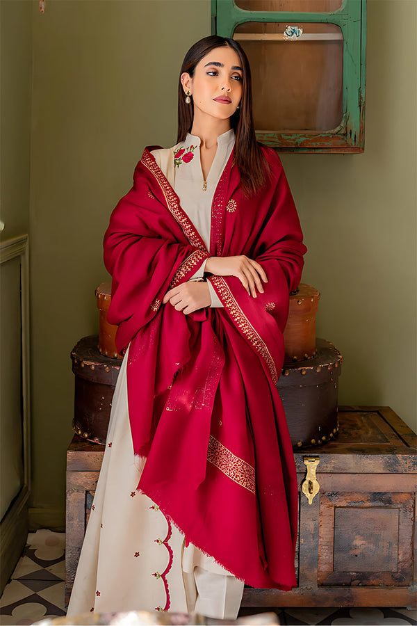 AISLING - 3PC DHANAK EMBROIDERED JA-W18