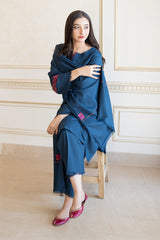 AISLING - 3PC DHANAK EMBROIDERED JA-W70