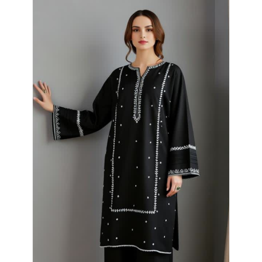 Batik-2PC Dhanak Embroidered JA-115