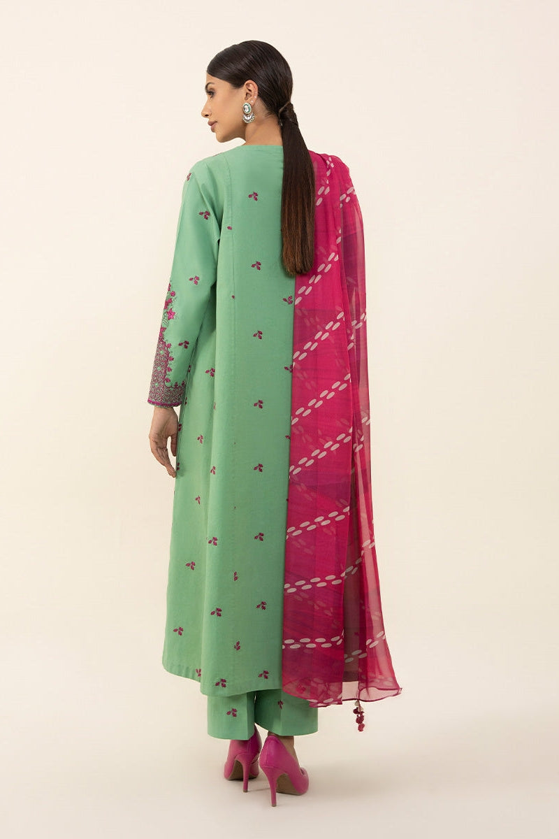 SAPPHIRE - 3PC LAWN EMBROIDERED FL-62