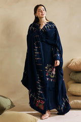 ZARA SHAHJAHAN - 3PC DHANAK EMBROIDERED JA-W79