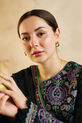 ZARA SHAHJAHAN - 3PC DHANAK EMBROIDERED JA-78B