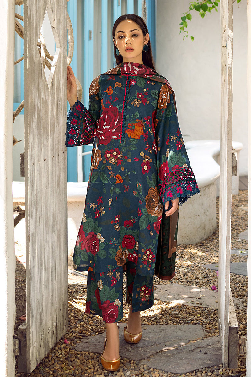 BAROQUE - 3PC KARANDI PRINTED FLKP-08