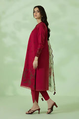 SAPPHIRE - 3PC DHANAK EMBROIDERED JA-W50