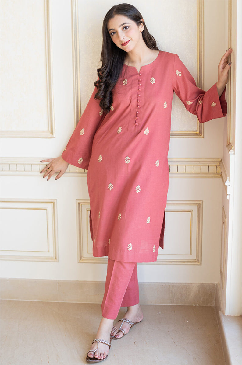 AISLING - 3PC DHANAK EMBROIDERED JA-W71