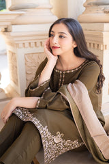 AISLING- 3PC DHANAK EMBROIDERED JA-74