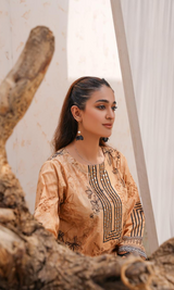 2 Piece Stitched Cotton Lawn Embroided Suit EJ-129