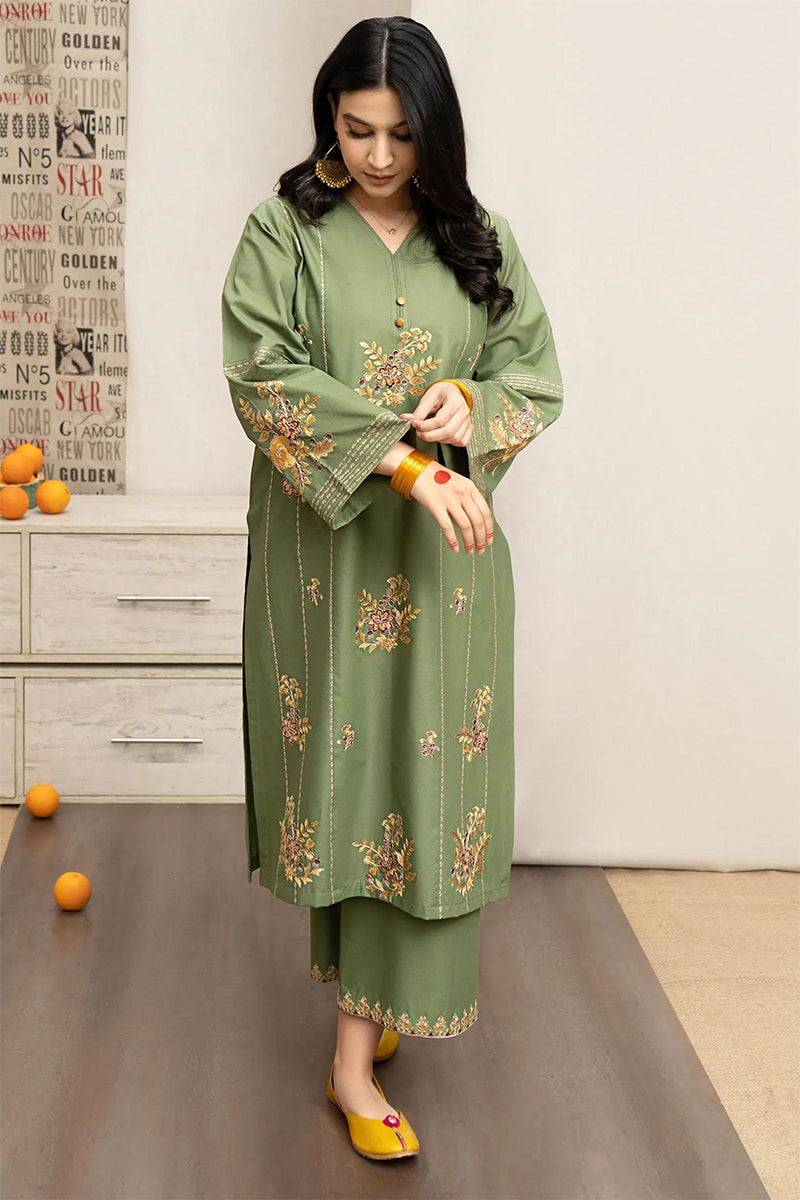 URGE - 3PC LAWN EMBROIDERED FL-S114
