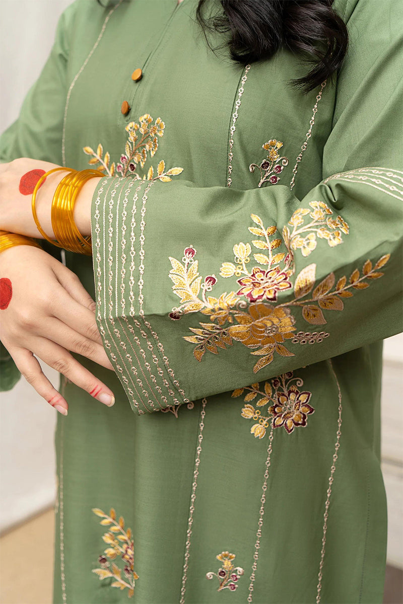 URGE - 3PC LAWN EMBROIDERED FL-S114
