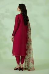 SAPPHIRE - 3PC DHANAK EMBROIDERED JA-W50