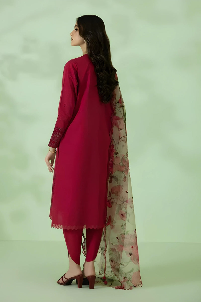 SAPPHIRE - 3PC DHANAK EMBROIDERED JA-W50