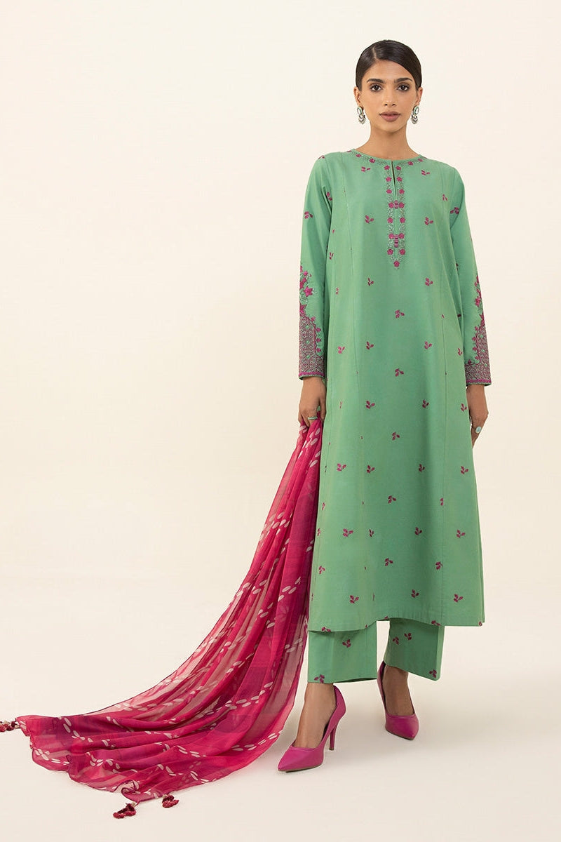 SAPPHIRE - 3PC LAWN EMBROIDERED FL-62