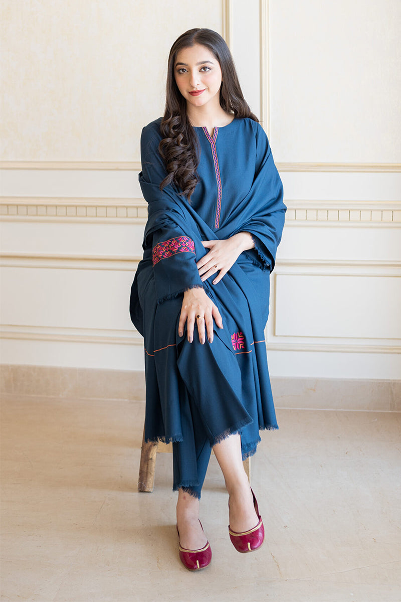 AISLING - 3PC DHANAK EMBROIDERED JA-W70
