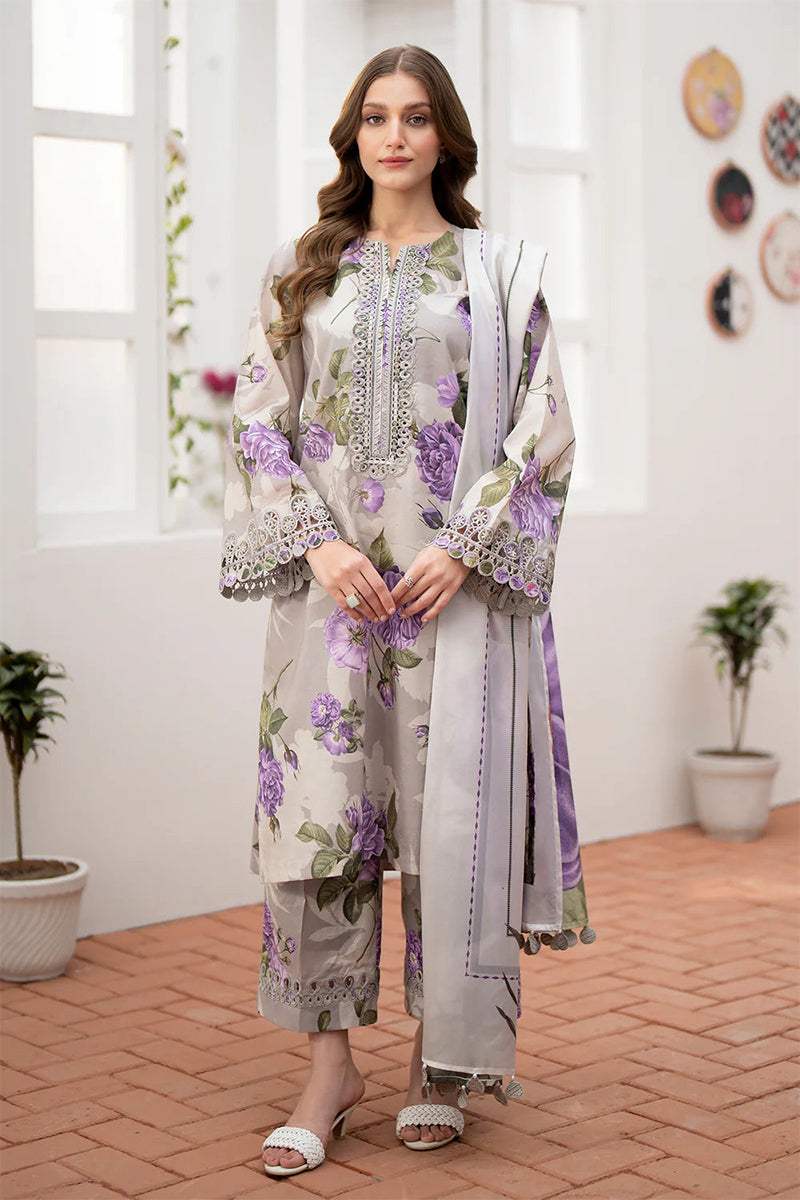 BAROQUE - 3PC KARANDI PRINTED FLKP-09