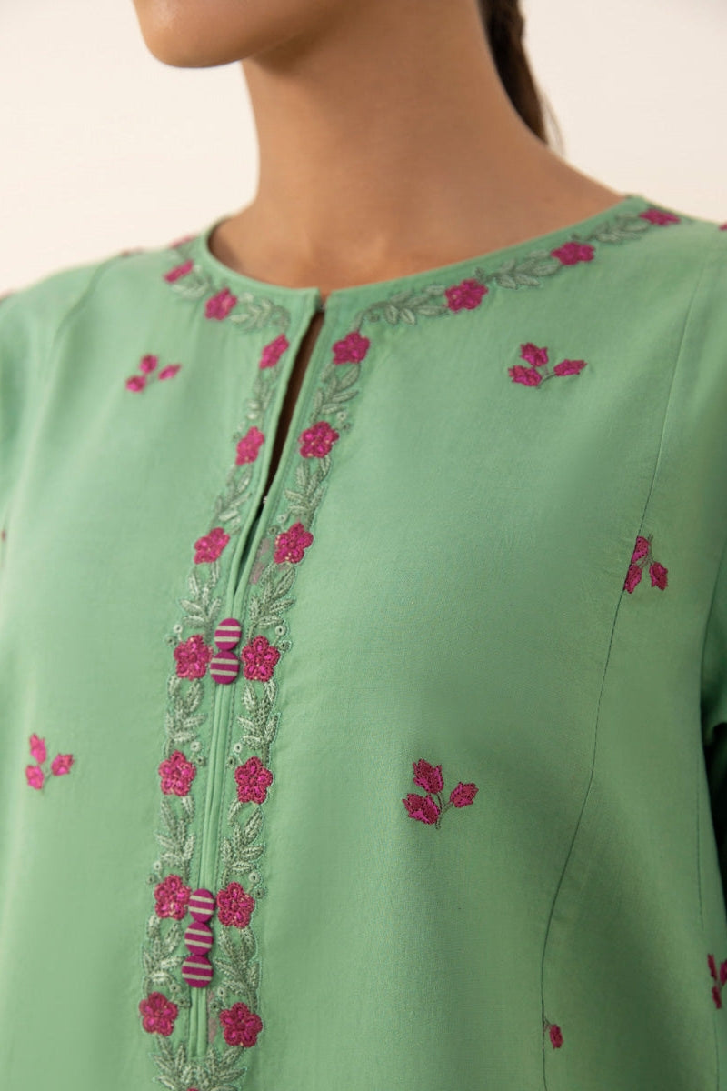 SAPPHIRE - 3PC LAWN EMBROIDERED FL-62