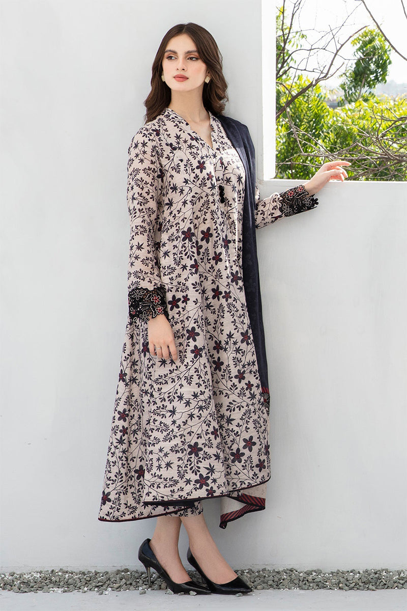BAROQUE - 3PC KARANDI PRINTED FLKP-06