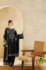 ZARA SHAHJAHAN - 3PC DHANAK EMBROIDERED JA-78B
