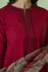 SAPPHIRE - 3PC DHANAK EMBROIDERED JA-W50