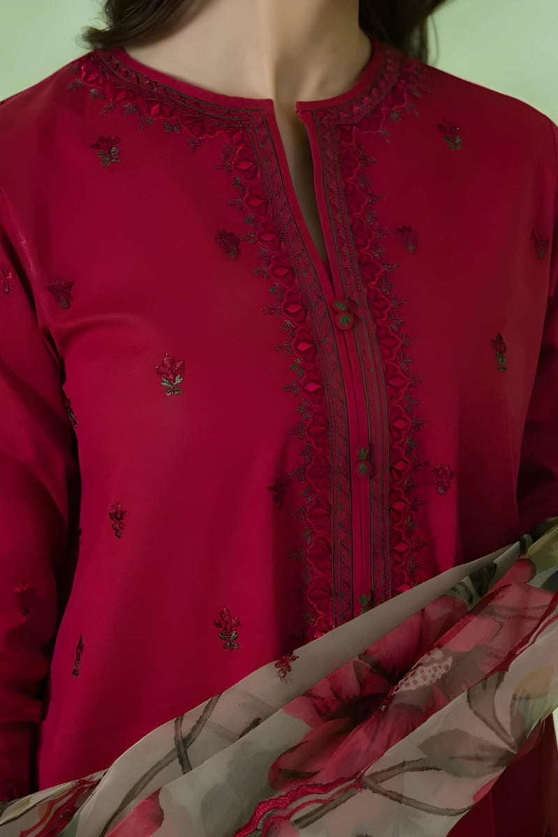 SAPPHIRE - 3PC DHANAK EMBROIDERED JA-W50