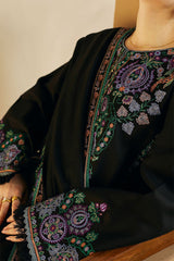 ZARA SHAHJAHAN - 3PC DHANAK EMBROIDERED JA-78B