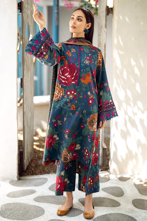 BAROQUE - 3PC KARANDI PRINTED FLKP-08