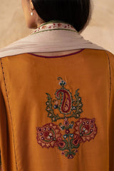 ZARA SHAHJAHAN - 3PC DHANAK EMBROIDERED JA-W78M