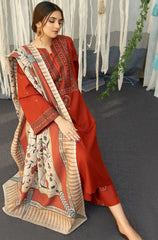 URGE - 3PC LAWN EMBROIDERED FL-S113