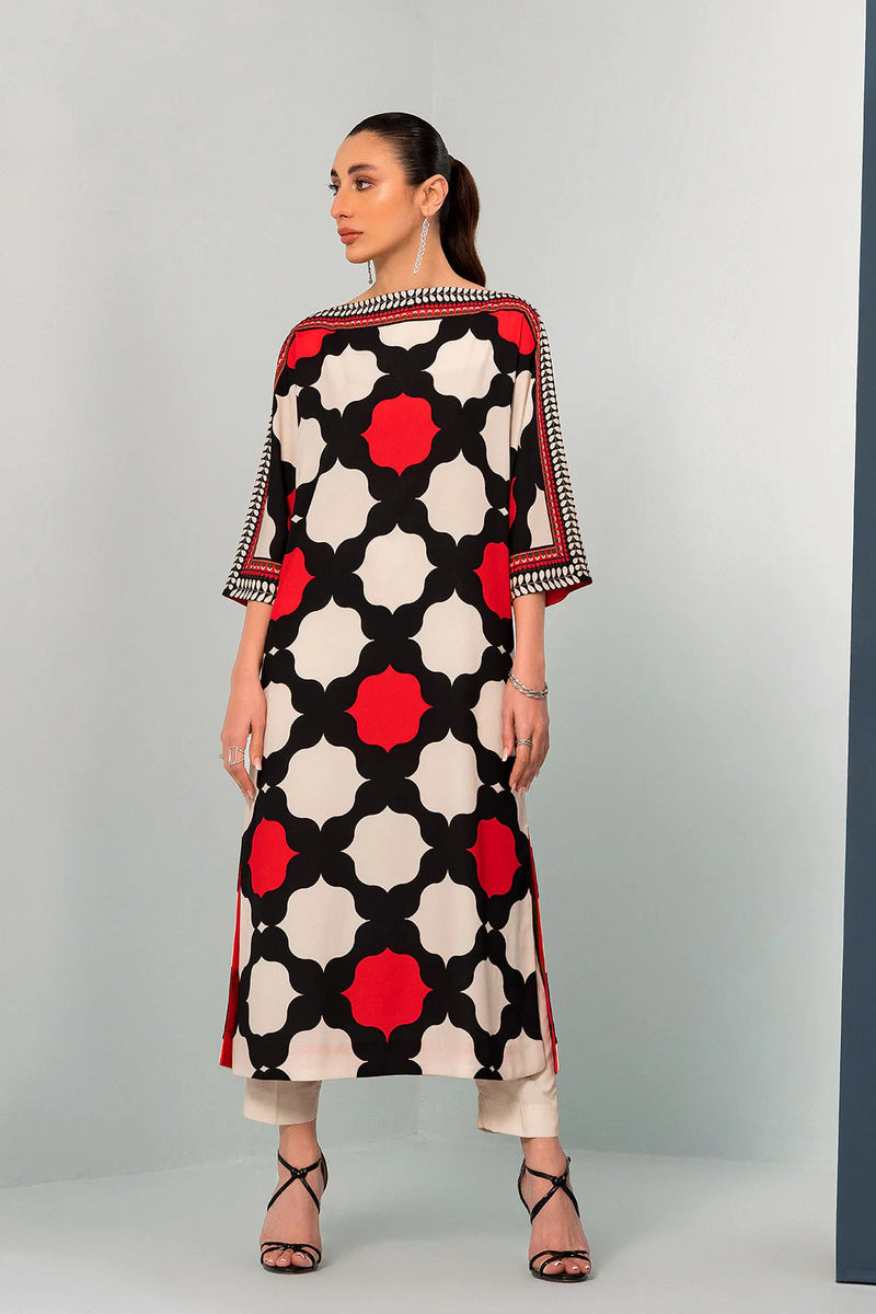 LULUSAR - 2PC DIGITAL SILK PRINTED FLSP-08