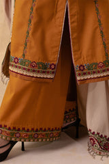 ZARA SHAHJAHAN - 3PC DHANAK EMBROIDERED JA-W78M