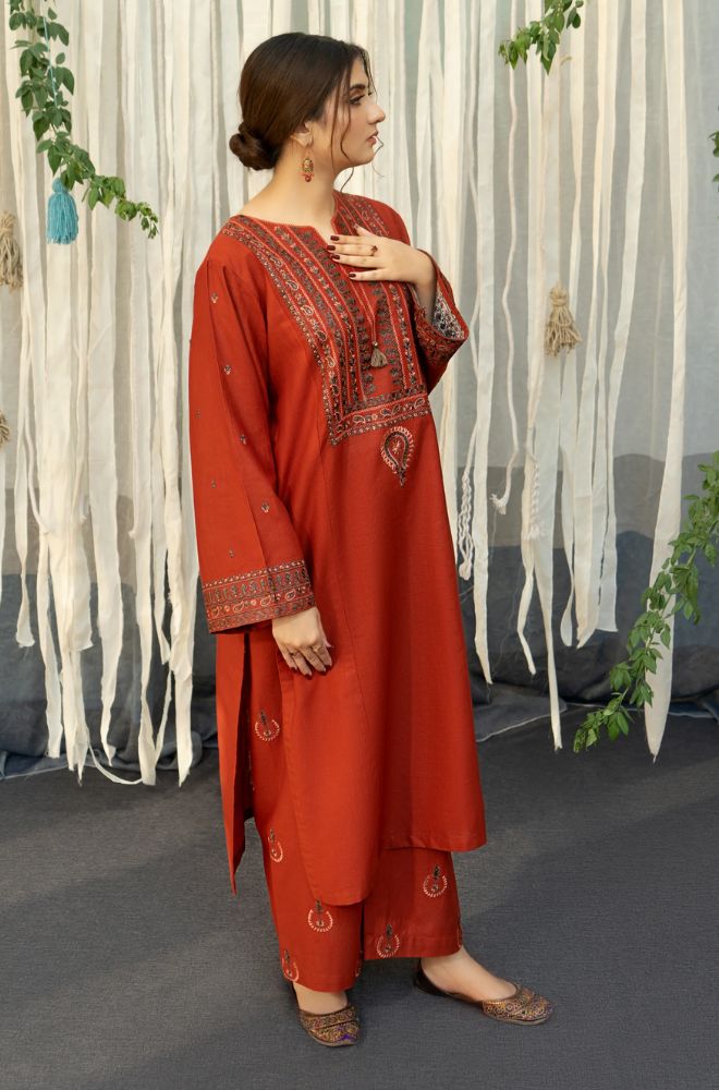 URGE - 3PC LAWN EMBROIDERED FL-S113