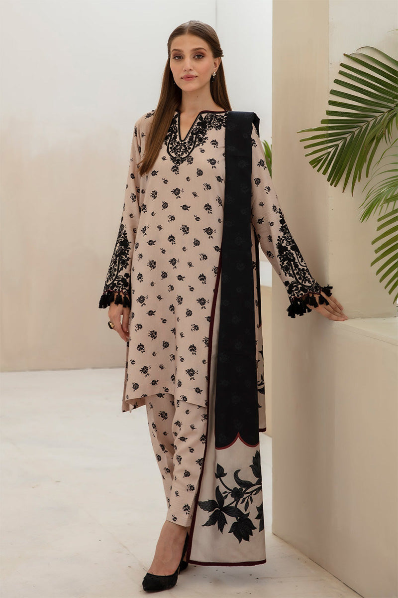 BAROQUE - 3PC KARANDI PRINTED FLKP-12