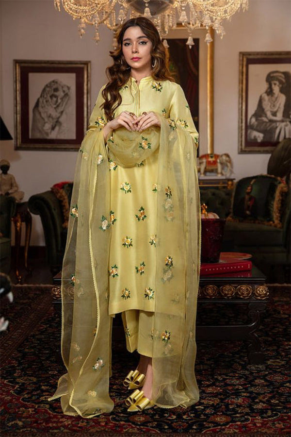 BREEZE-3PC Silk Embroidered FLSE-02