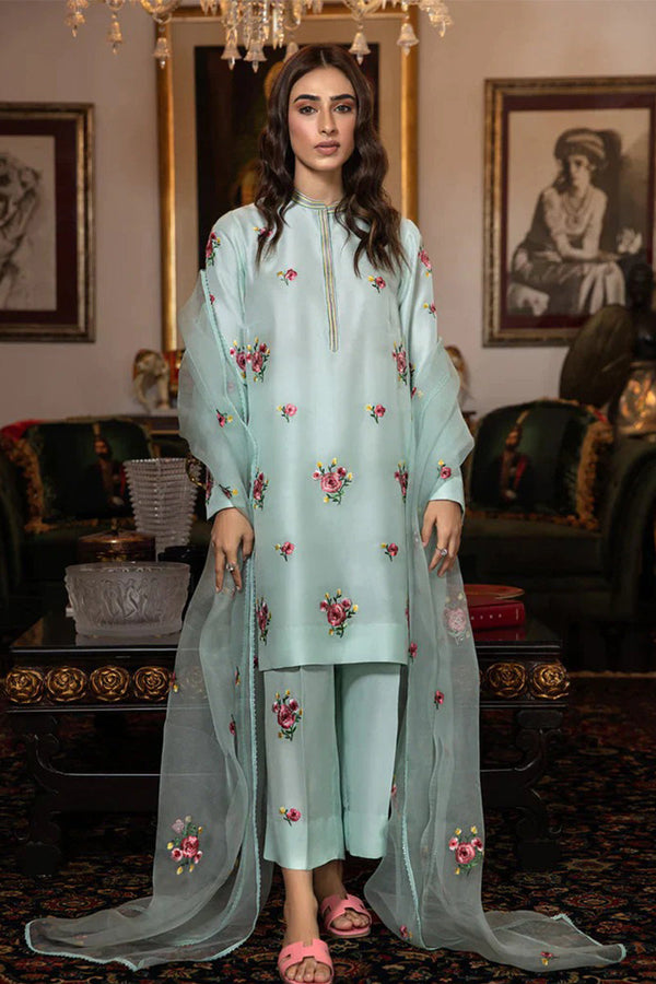 BREEZE-3PC Silk Embroidered FLSE-03