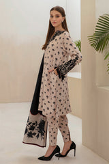 BAROQUE - 3PC KARANDI PRINTED FLKP-12