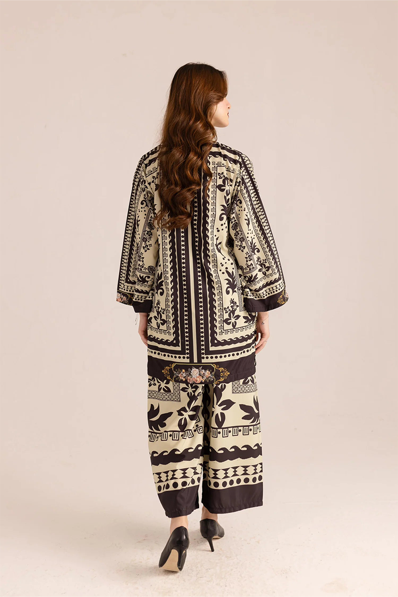 SAPPHIRE-2PC- SILK PRINTED FLSP-01