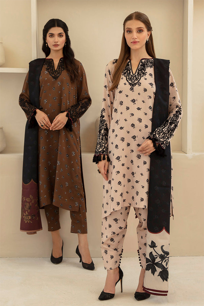 BAROQUE - 3PC KARANDI PRINTED FLKP-12