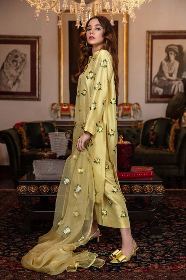 BREEZE-3PC Silk Embroidered FLSE-02