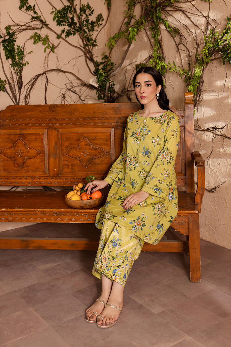 LULUSAR - 2PC DIGITAL SILK PRINTED FLSP-04