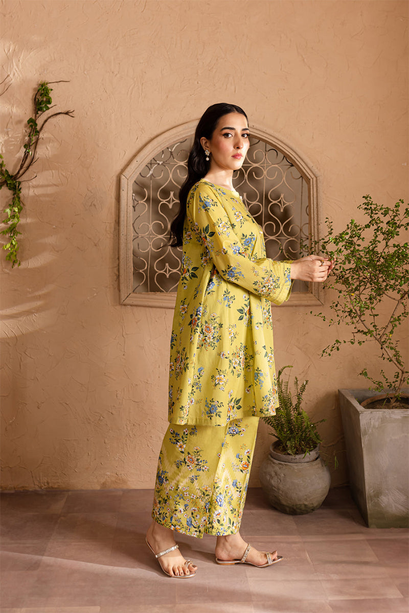 LULUSAR - 2PC DIGITAL SILK PRINTED FLSP-04