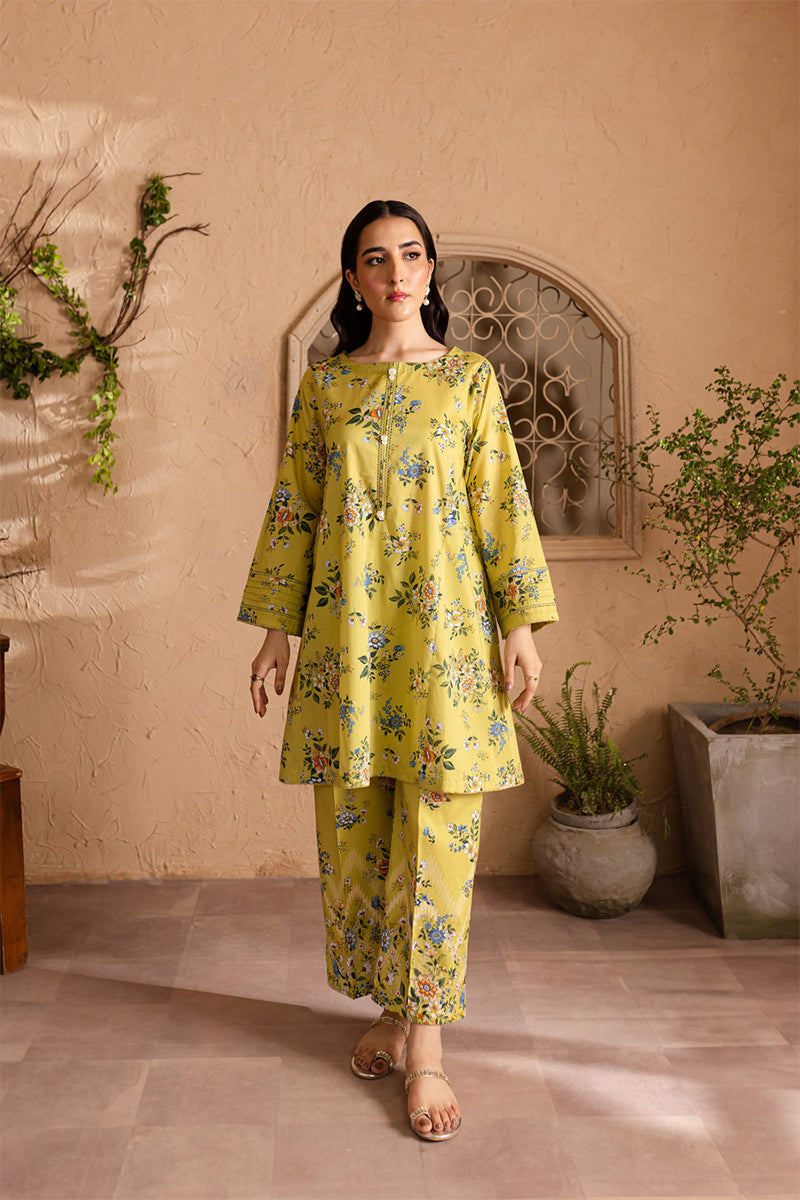 LULUSAR - 2PC DIGITAL SILK PRINTED FLSP-04