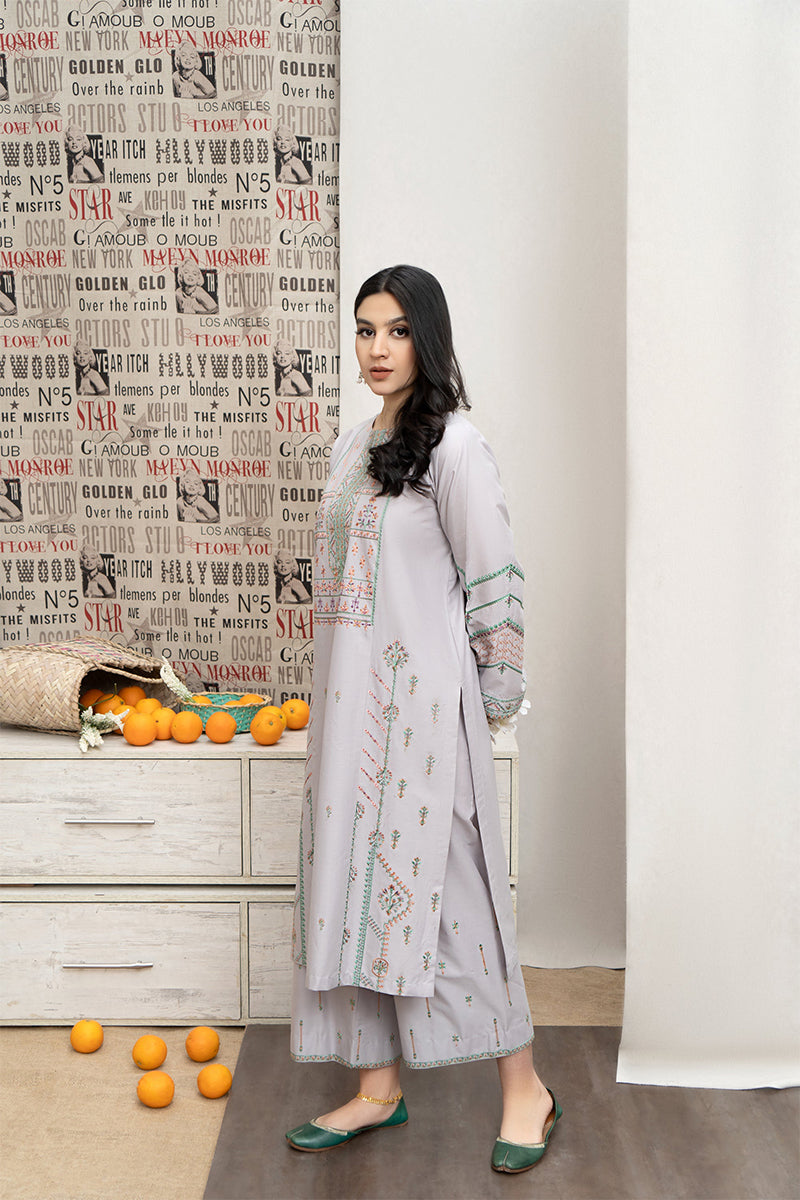 URGE - 3PC LAWN EMBROIDERED FL-S108